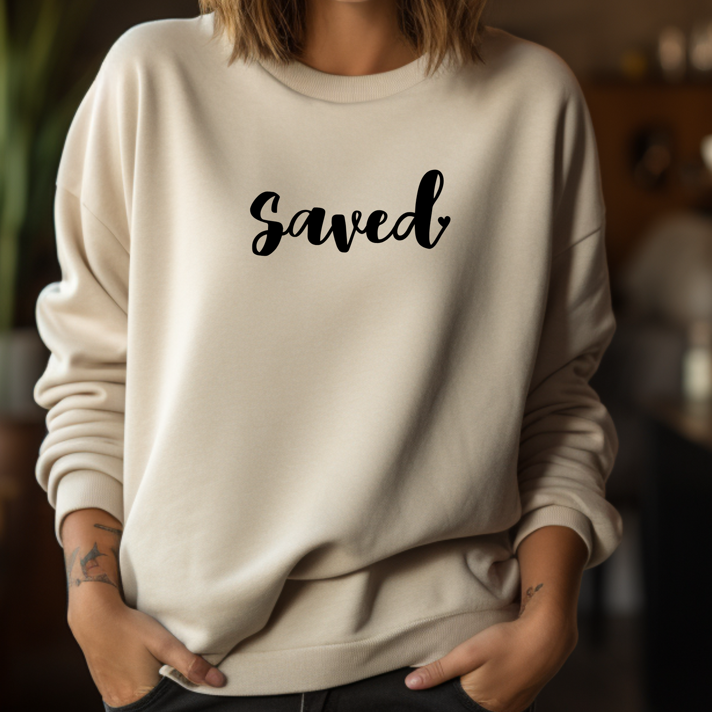 "Saved" Crewneck